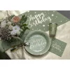 Servietten "Happy Birthday" olivgrün 20 Stück