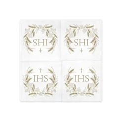 Servietten "IHS" weiß 12 Stück