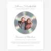 Silberhochzeit Geschenk Schallplatte "Bestes Team"