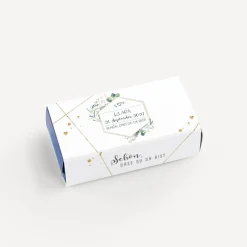 SMARTIES mini mit Banderole "Aquarell Eukalyptus Zweige"