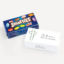 SMARTIES mini mit Banderole "Eukalyptus Kreuz"