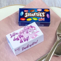 SMARTIES mini mit Banderole Mädchen Aquarell