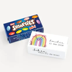 SMARTIES mini mit Banderole "Regenbogen Vintage"