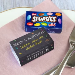 SMARTIES mini mit Banderole "Schulfreuden"