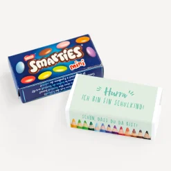 SMARTIES mini mit Banderole "Stifte ABC"