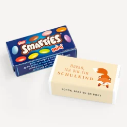 SMARTIES mini mit Banderole "Schlauer Fuchs"