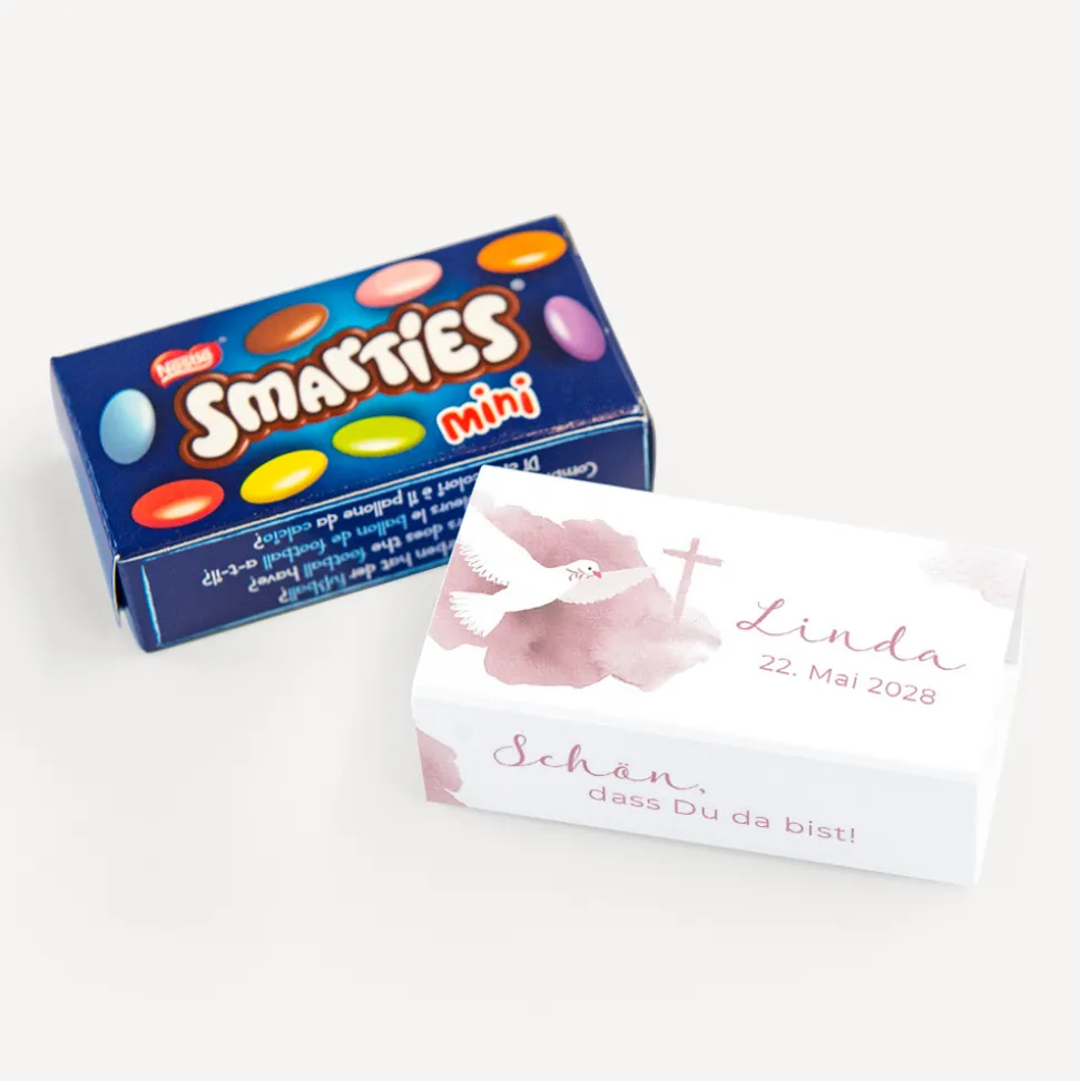 SMARTIES mini mit Banderole "Taube"