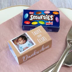 SMARTIES mini mit Banderole Vintage mit Foto