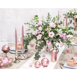 Stabkerzen roségold 24 cm 10 Stück