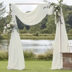 Stoffvorhang Backdrop creme 2 m x 6,2 m