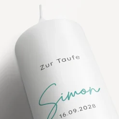 Taufkerze Bunte Unterwasserwelt