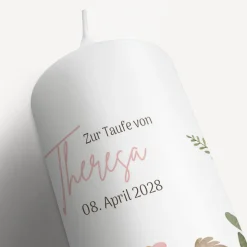 Taufkerze Glücklicher Igel