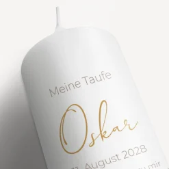 Taufkerze Kleine Ente