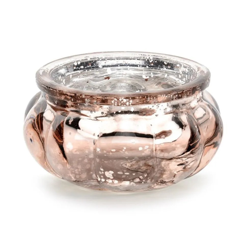 Teelichtglas Vintage roségold