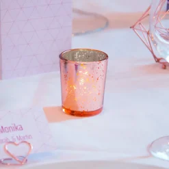 Teelichthalter roségold