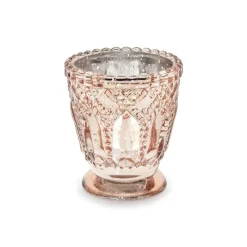 Teelichthalter roségold "Romance"
