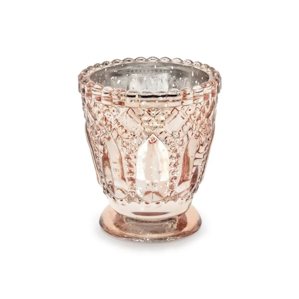 Teelichthalter roségold "Romance"