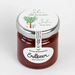Tiroler Früchteküche Erdbeer Konfitüre "Baum Herzen“