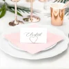 Tischkartenhalter Herz Roségold 10 Stück