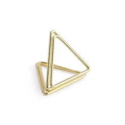 Tischkartenhalter "Triangle" Gold 10 Stück