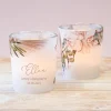 Tischkarte Windlicht Boho Pampas inkl. Glas