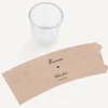 Tischkarte Windlicht "Kraftkarton mit Herz" inkl. Glas