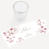 Tischkarte Windlicht "Trockenblumen Blush" inkl. Glas