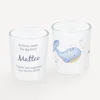 Tischkarte Windlicht "Wal Willy" inkl. Glas