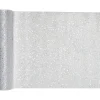Tischläufer Glitzer silber 30 cm x 5 m