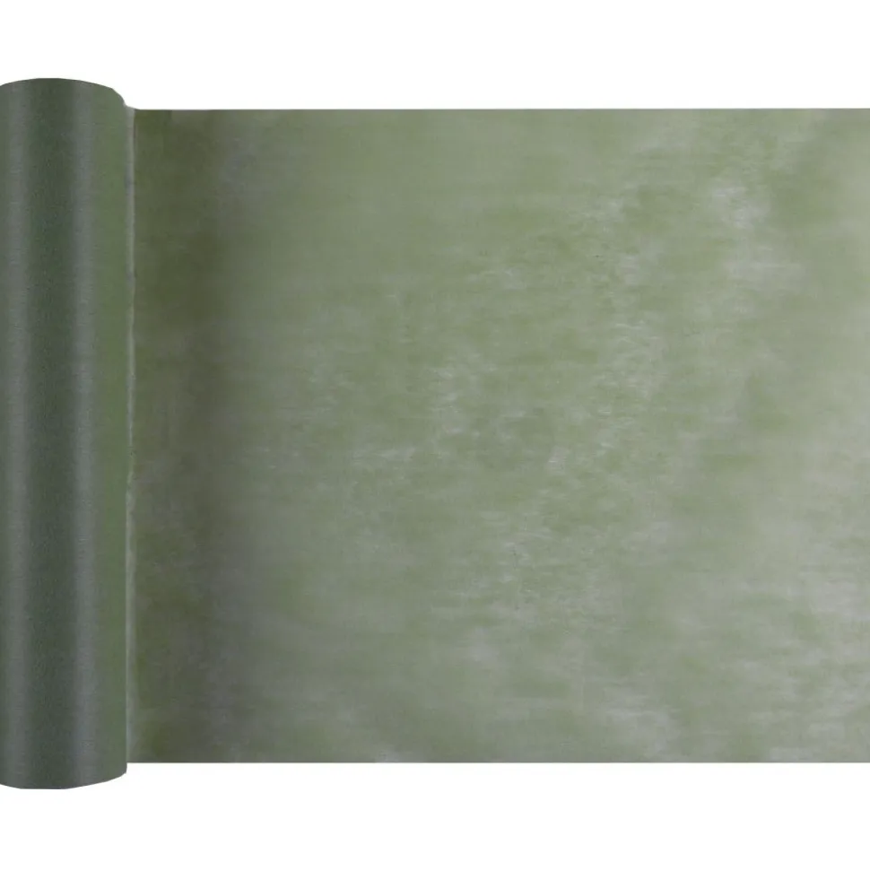 Tischläufer olivegrün 30 cm x 10 m