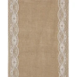 Tischläufer Vintage mit Spitze 28 x 200 cm