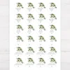 Weihnachtsaufkleber Mistelzweig 48 Stück