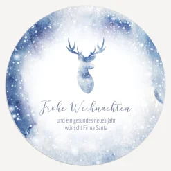 Weihnachtskarte rund