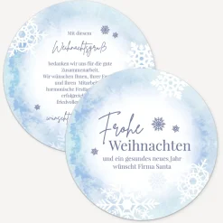 Weihnachtskarte rund 
