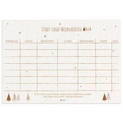 Weihnachtsspiel Stadt Land Weihnachten