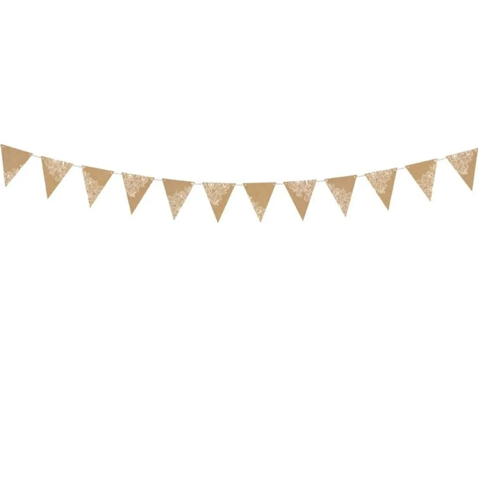 Wimpelkette "Vintage Spitze" 210 cm