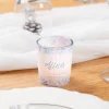 Windlicht Weihnachten Schneegestöber inkl. Glas