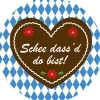 24 x Aufkleber rund 4 cm "Oktoberfest" personalisiert