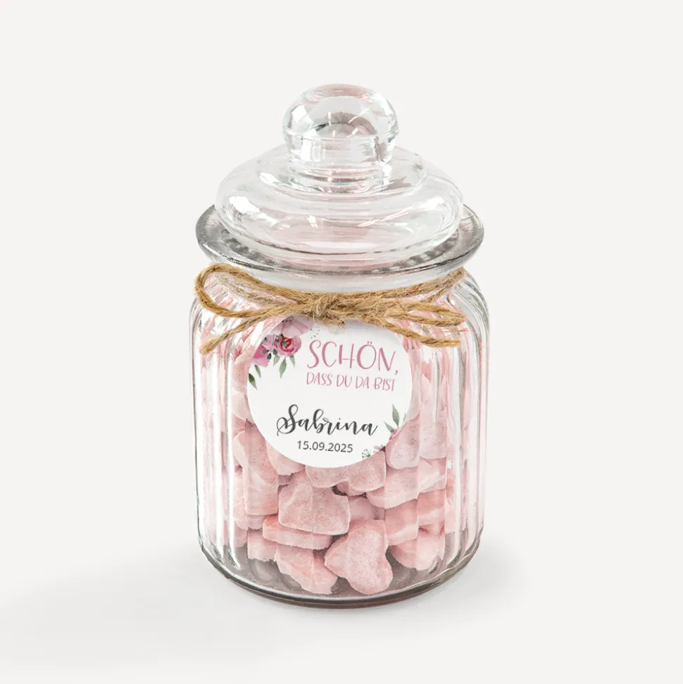 24 x Geschenkanhänger rund "Bohemian Summer"