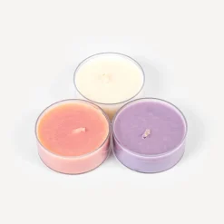 12 x Maxi Teelichter Vanille-Lavendel Ø 6 cm (8 h)