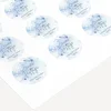 48 x Weihnachtsaufkleber geschäftlich "Schneeflocken"