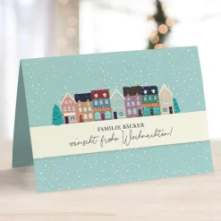 8 x Weihnachtskarte Stille Nacht