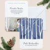 6 x Weihnachtskarte Wald