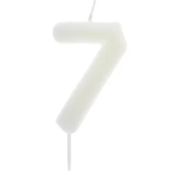 Zahlenkerze "7" - leuchtet im Dunkeln